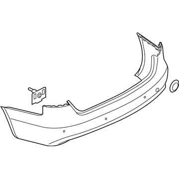 Audi A4 Bumper Cover - 8K5-807-067-A-GRU
