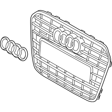 Audi Grille - 4G0-853-651-AG-T94