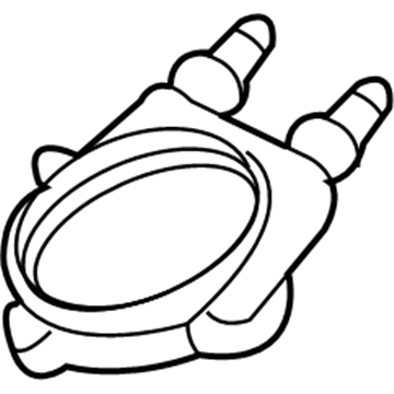 022-959-209 Audi Auxiliary Pump Lower Mount Illustration 1 of 1