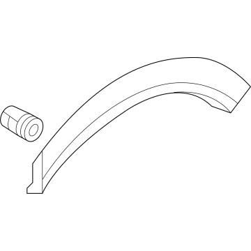Audi 4KE-853-817-A-GRU Wheel Opening Molding Audi 4KE-853-817-A-GRU Wheel Opening Molding