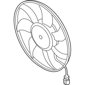Audi e-tron S Radiator fan - 8W0-959-455-T