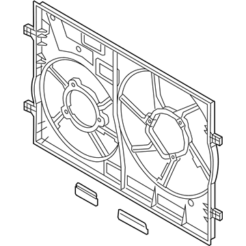 Audi TTS Quattro Fan Shroud - 5WA-121-205-B