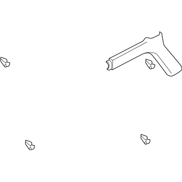 Audi 4B9-867-245-D-1PJ Upper Quarter Trim Audi 4B9-867-245-D-1PJ Upper Quarter Trim
