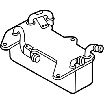 Audi S8 Transmission Oil Cooler - 4H0-317-021-R