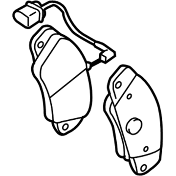 Audi S5 Brake Pads - 8K0-698-151-T