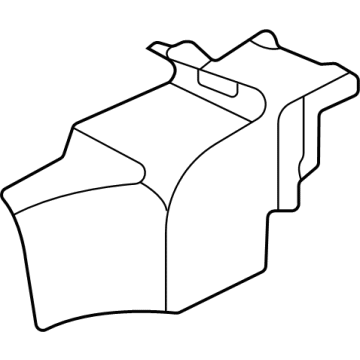 Audi 4J3-867-241-1E0 Lower Trim 4J3-867-241-1E0 Audi Lower Trim Illustration 1 of 1