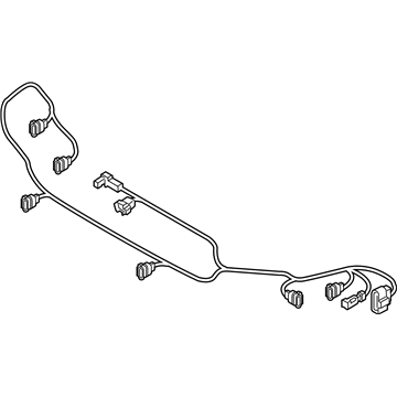 80A-971-095-R Audi Wire Harness Illustration 1 of 1