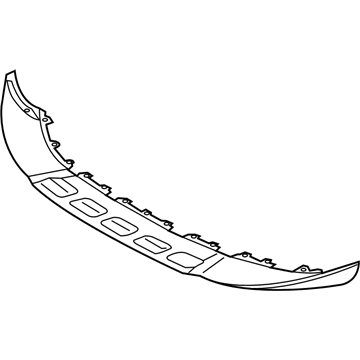 8R0-807-061-F-GRU Audi Spoiler Illustration 1 of 1
