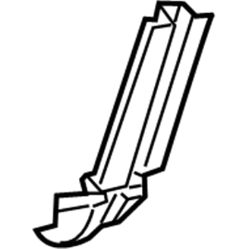 8R0-807-277-C Audi Side Retainer Illustration 1 of 1