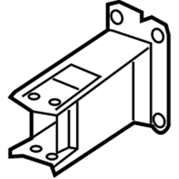 8R0-807-133-A Audi Bumper Bracket Illustration 1 of 1