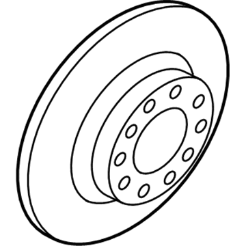 Audi TT RS Quattro Brake Rotor - 3Q0-615-601-A