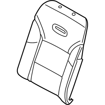 Audi 4E0-885-775-AB Seat Back Pad Audi 4E0-885-775-AB Seat Back Pad