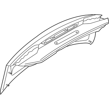 Audi 8W7-827-025 Trunk Lid 8W7-827-025 Audi Trunk Lid Illustration 1 of 1