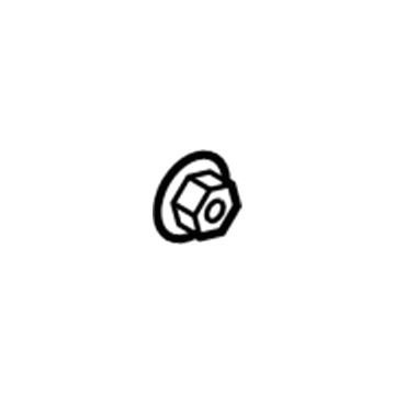 Audi N-905-115-08 Hinge Lock Nut