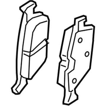 Audi Brake Pads - 5Q0-698-451-T
