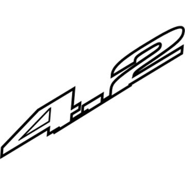 Audi A6 Quattro Emblem - 4F0-853-743-D-2ZZ