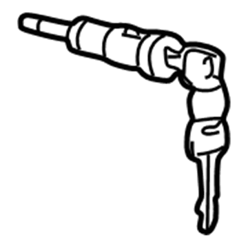 Audi S8 Ignition Lock Assembly - 4D0-905-855-G