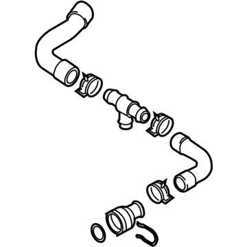 Audi TT Water Hose - 8J0-121-101-C