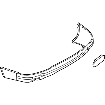 Audi Q7 Bumper Cover - 4L0-807-434-J-GRU