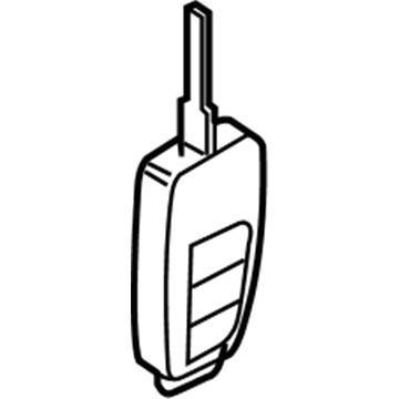 Audi Key Fob - 8P0-837-220-E-INF