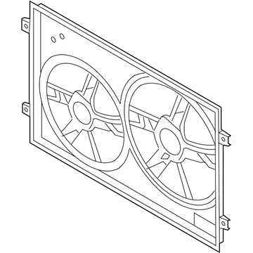 Audi Fan Shroud - 8N0-121-205-B