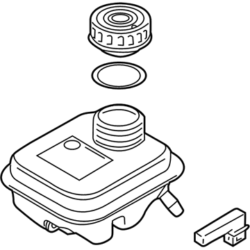 Audi 3D0-611-301-B Master Cylinder Reservoir