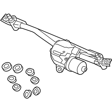 Audi S7 Wiper Pivot - 4G1-955-023-C