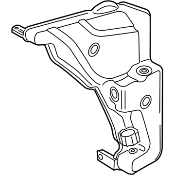 Audi A6 Windshield Washer Fluid Reservoir - 4G8-955-453-F