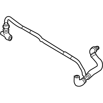 Audi Brake Booster Vacuum Hose - 4E1-611-931-CD