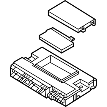 80B-907-468-E Audi Control Module Illustration 1 of 1