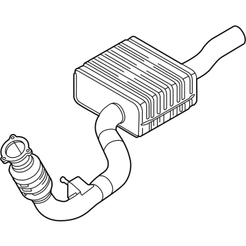 Audi A7 Sportback Exhaust Pipe - 4K0-253-300-L