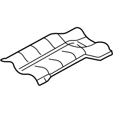 Audi TT Exhaust Heat Shield - 191-253-771