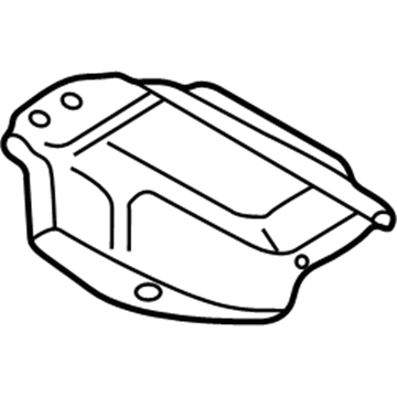 Audi 8L9-803-312-E Resonator Shield Audi 8L9-803-312-E Resonator Shield