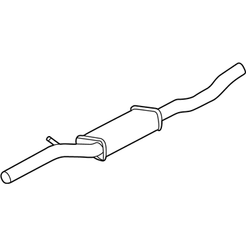 Audi TT Quattro Exhaust Pipe - 8N0-253-209-M