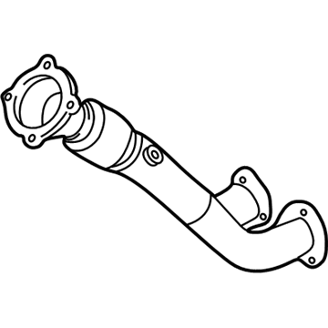 Audi 8N1-253-091-A Exhaust Pipe