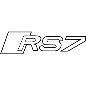 Audi RS7 Emblem - 4G8-853-740-2ZZ