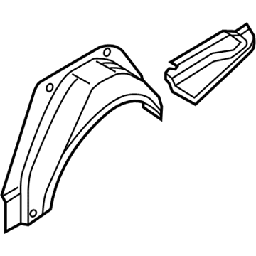 Audi S7 Wheelhouse - 4G8-809-410-TA