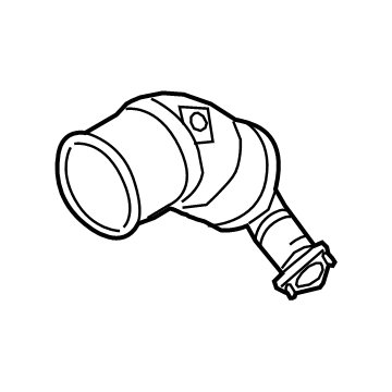 Audi Catalytic Converter - 8W0-254-200-PX