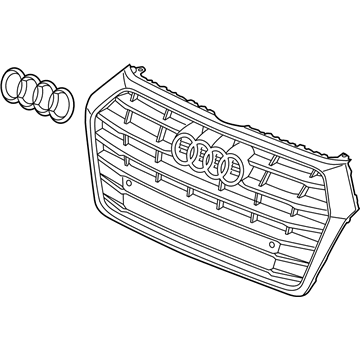 Audi Grille - 80A-853-651-J-RP5