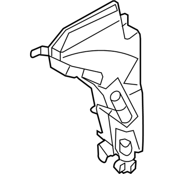Audi A6 Windshield Washer Fluid Reservoir - 4F0-955-453-R