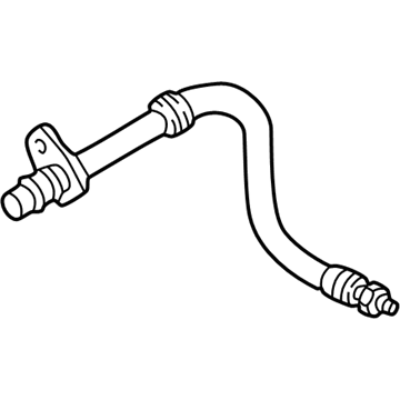 Audi A6 Transmission Oil Cooler Hose - 4B0-317-825-T