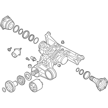 Audi 09R-500-043-C Differential Assembly