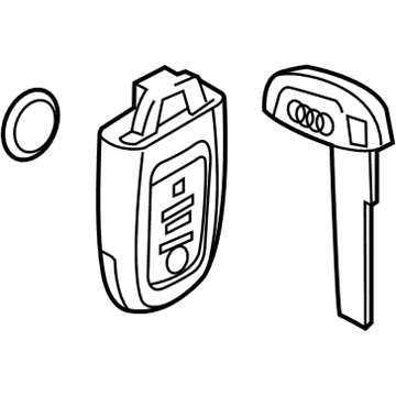 Audi Key Fob - 8K0-959-754-B-TKE