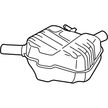 Audi Exhaust Pipe - 4G0-253-609-AD