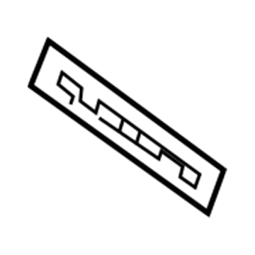 Audi TT RS Quattro Emblem - 8J0-853-736-A-2ZZ