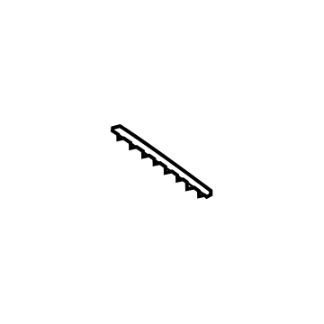 Audi 4M0-877-913-A Front Glass Seal Strip 4M0-877-913-A Audi Front Glass Seal Strip Illustration 1 of 1