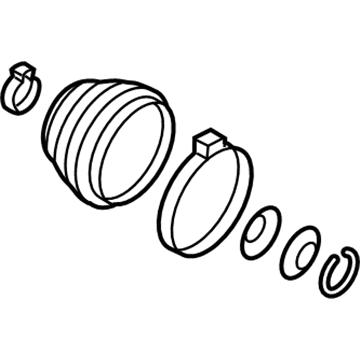 Audi CV Boot - 1K0-498-203-A