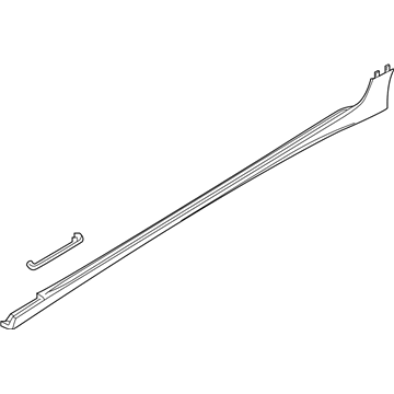 Audi 4K0-853-855-A-GRU Rocker Molding Audi 4K0-853-855-A-GRU Rocker Molding