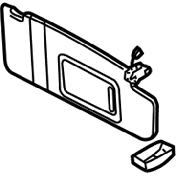 Audi S8 Sun Visor - 4E0-857-552-AB-6X7