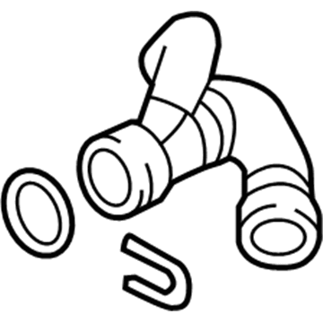 Audi 8K0-121-101-T Upper Hose